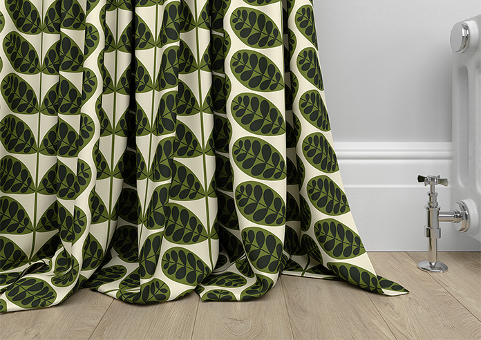 Orla Kiely Botanica Stem, Green - Made to Measure Curtains - Image 6